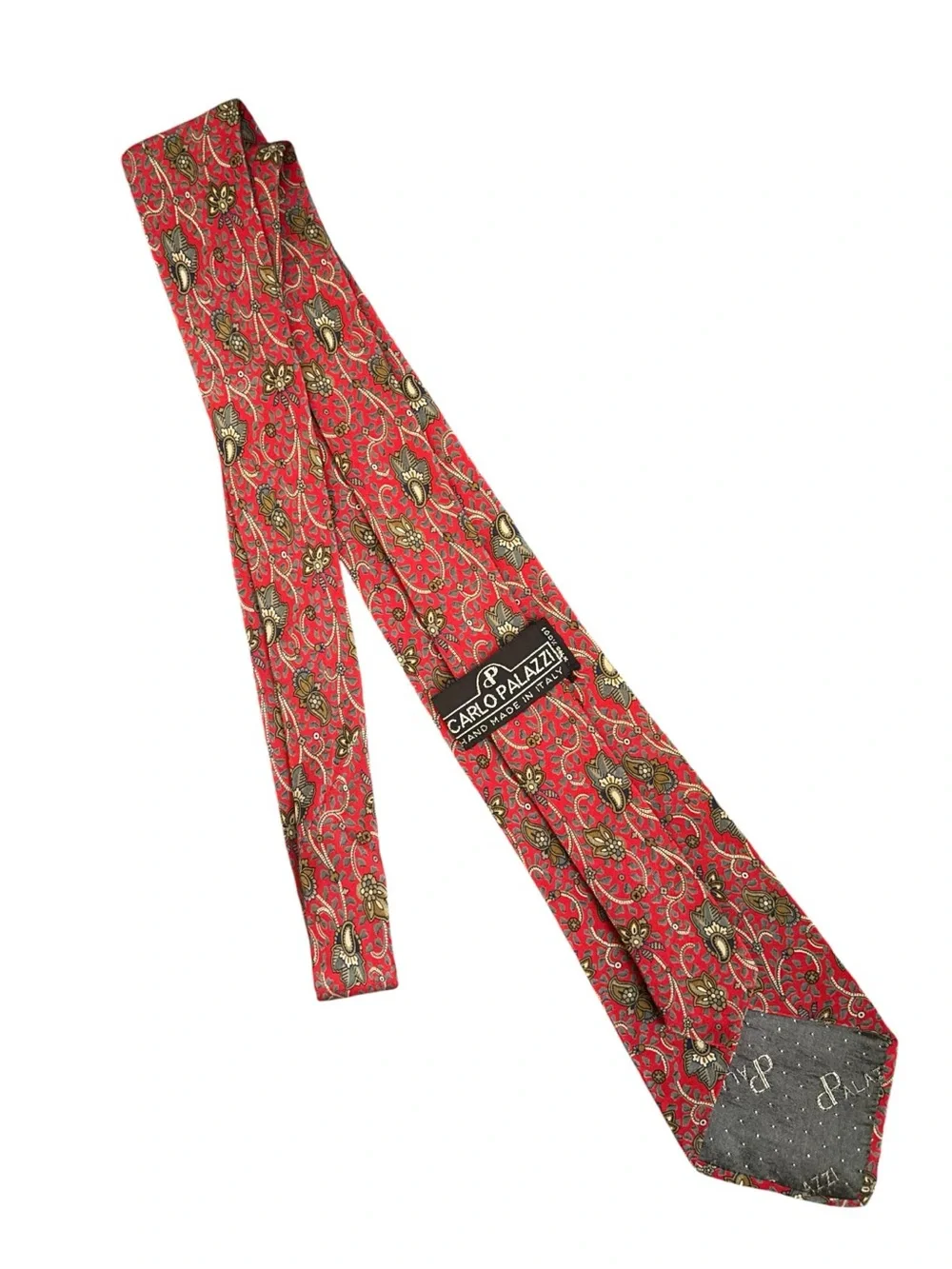 CARLO PALAZZI silk vintage tie